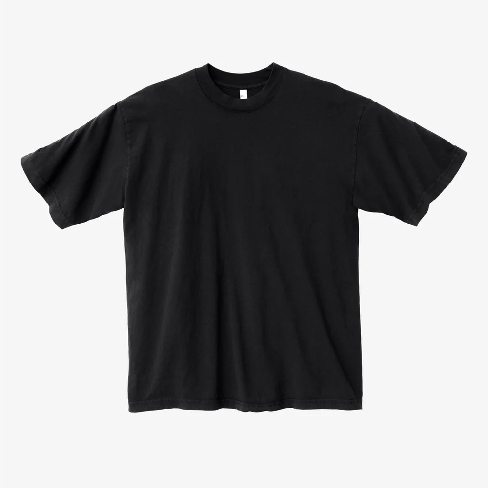la apparel cotton 6.5oz garment dye crewneck tee - unisex M nwt